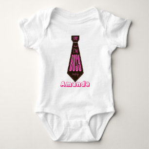 Body Drôle Costume Cravate Exécutif Mignon