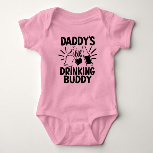 Body drôle Daddy's drink pote unisex (Devant)