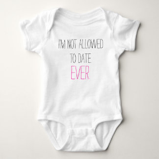 Body Drôle Je ne suis pas autorisé à Date fille bébé hu
