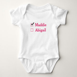Body Drôle jumeaux rose bébé costume pour bébé