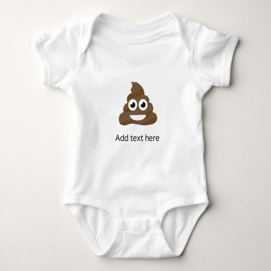 Body Drôle mignon Poop Emoji (Devant)