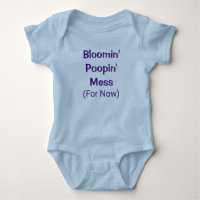Drôle mignon Poopin Mess Poop Humour bébé Garçon R