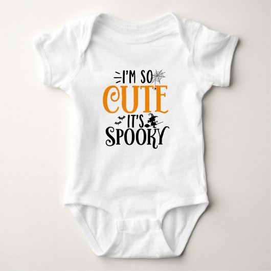 Body drôle Mignonne T-shirt Éffrayant Halloween Toddler (Devant)