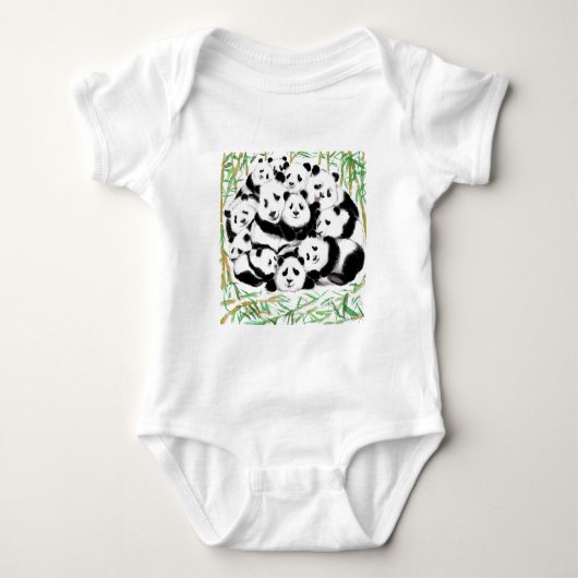 Body Drôle Panda bébé (Devant)