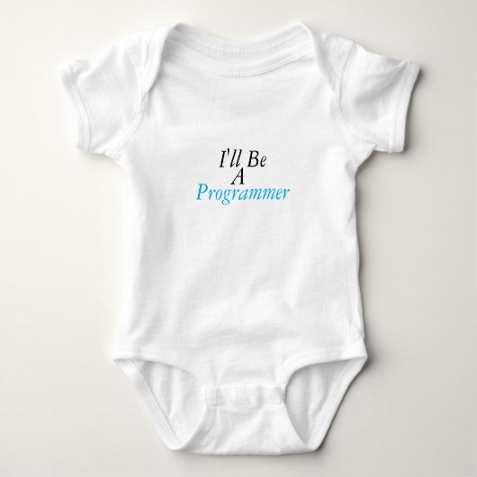Body Drôle Programmeur Baby Bodysuit Infant Un Pièce (Devant)
