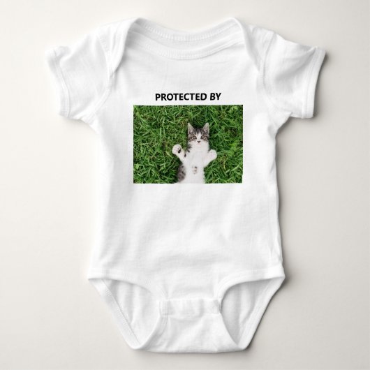Body Drôle Protégé par une photo de chat (Devant)