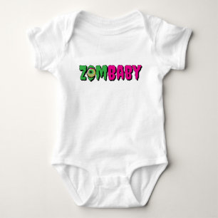 Body Drôle Punny mignon ‘ZomBaby’ Typographie Déplaisan