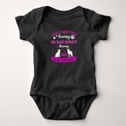 Body Drôle Shepherd suisse idée cadeau chien (Devant)