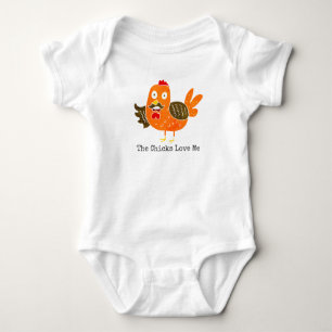 Body Drôle Vêtements pour bébé ferme animal Rooster ave