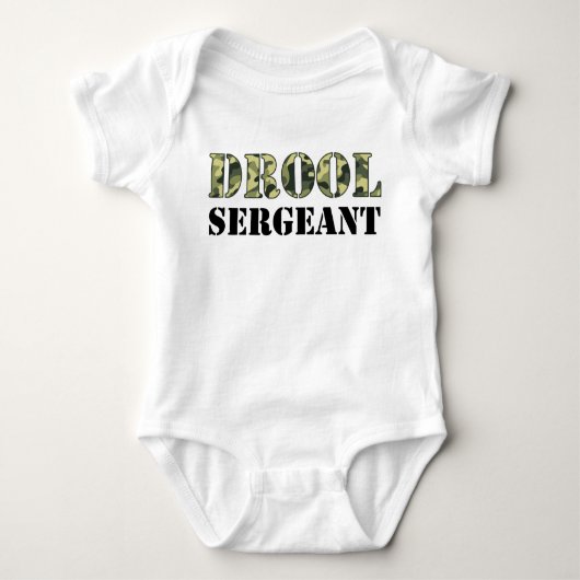 Body Drool Sergent Camo Armée Baby (Devant)