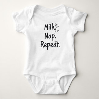 Body Du lait. Nap. Recommencer. - Drôle Bodysuit bébé