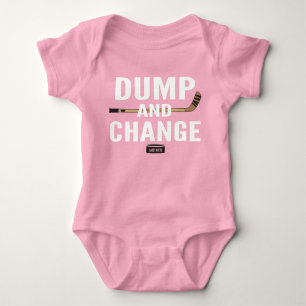 Body Dump and Change Hockey Baby Girl maillot rose