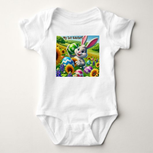 Body Easter Bunny Baby Bodysuit (Devant)