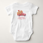 Body Échange de biscuits de Noël avec un camion rouge m (Dos)