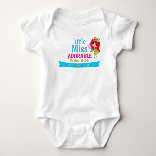Body Écriture Baby Jersey Bodysuit (Devant)