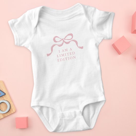 Body Édition Limitée Rubans Fille Moderne Rétro Rose