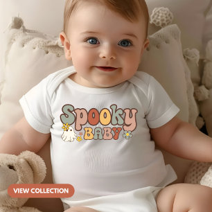 Body Éffrayant bébé Retro Halloween maman et moi jumela