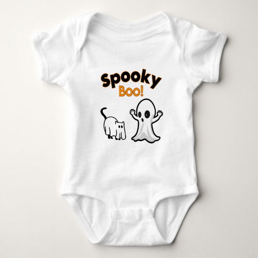 Body Éffrayant Boo ! - Joyeux halloween (Devant)