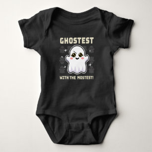 Body Éffrayant Kawaii Ghost Halloween Baby. Bodysuit