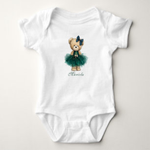 Body Élégant Santa Baby aquarelle bébé Noël Baby Showe