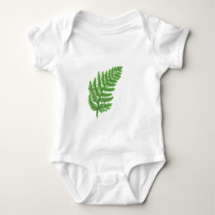 Body Élégante fougères vertes feuilles de bois