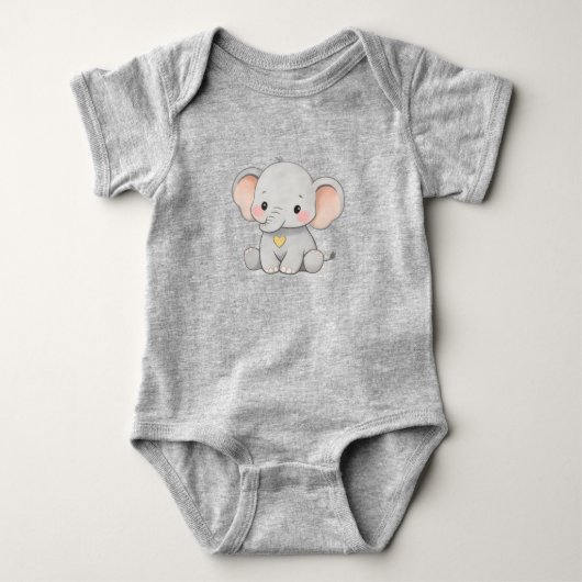 Body Élément de design de vêtements pour tout-petit – É (Devant)