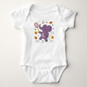 Body Éléphant bébé s'amuse (Devant)