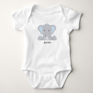 Body Eléphant bleu personnalisé