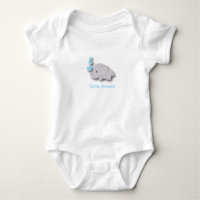 🐘 éléphant de bébé bleu et gris - Petite cacahuèt