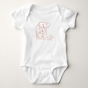 Body Eléphant et bébé