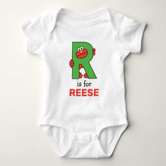 Body Elmo Alphabet | R Vert (Devant)