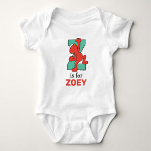 Body Elmo Alphabet   Z TURQUOISE