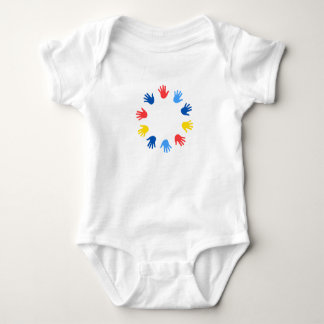 Body em Jersey para Bebês Mãos Romper