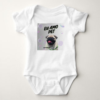Body em Jersey para Bebês Via Pantanal Pet