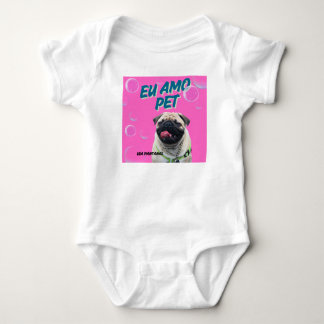 Body em Jersey para Bebês Via Pantanal pet