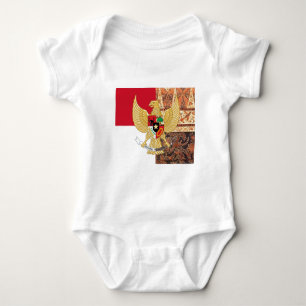 Body Emblème de l'Indonésie - le drapeau de batik de