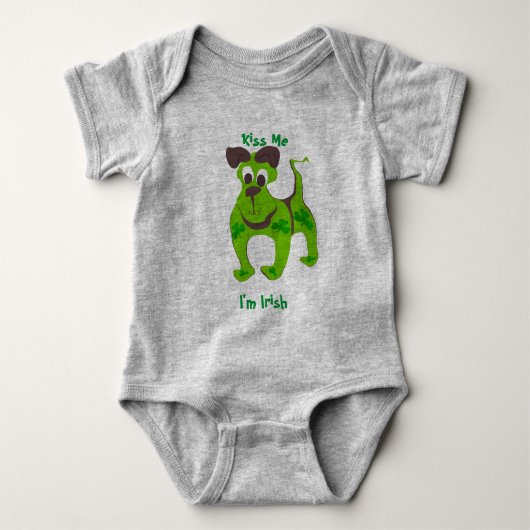 Body Embrasse-moi, je suis Irlandais Puppy T-shirt (Devant)