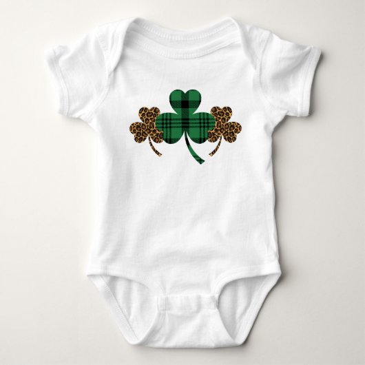 Body Empreinte de léopard Motif shamrock Green Buffalo (Devant)