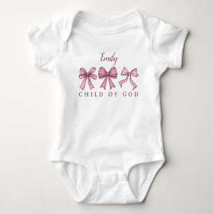 Body Enfant de Dieu Vaches roses Coquette Nom du Baby s