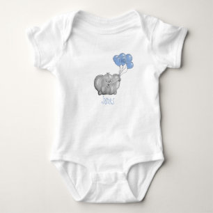 Body Enfant nouveau-né éléphant avec ballons