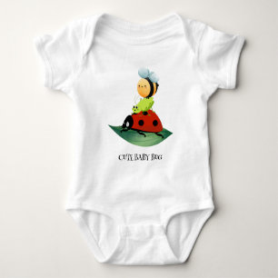 Body Enfants Mignonne coccinelle rouge abeille insecte