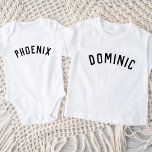 Body Enfants Nom personnalisé Tee<br><div class="desc">Ces t-shirts personnalisés pour enfants présentent le nom de votre enfant ou tout autre texte personnalisé dans une police voûtée moderne et élégante, ajoutant une touche ludique et unique à leur garde-robe. Fabriqués en tissu doux et de haute qualité, ces tee - shirts personnalisés sont parfaits pour l'usure quotidienne, les...</div>