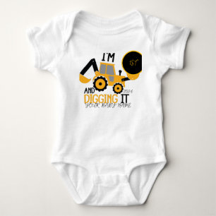 Body Enfants Trois 1 an 3e Anniversaire Construction Ga