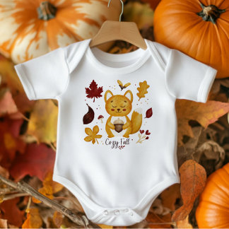 Body Ensemble bodysuit bébé écureuil Kawaii automne cos