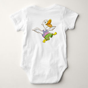 Body Ensemble de corps bébé canard volant mignon Cara