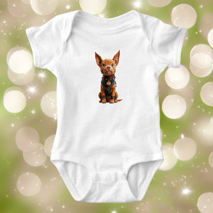 Body Ensemble de naissance pour bébé "Bon chien de Noël