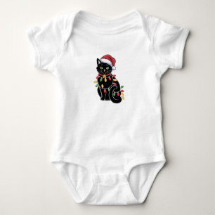 Body Ensemble de Noël pour amoureux de chat noir Cadeau