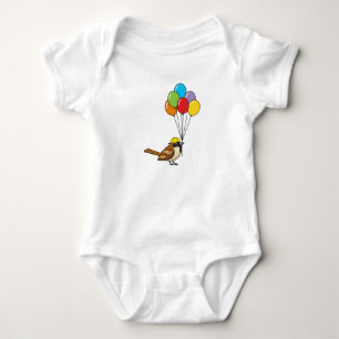 Body Éperon de caricature mignon avec ballons