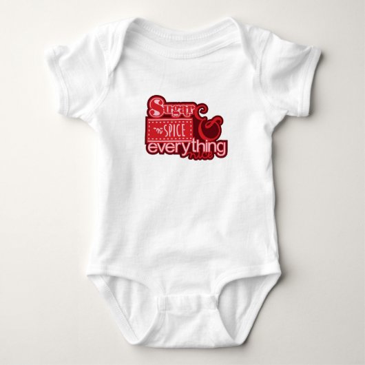 Body Épice de sucre Nice bébé fille Creeper Romper (Devant)