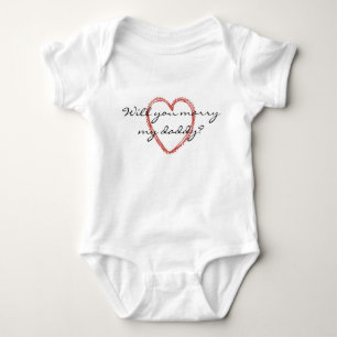 Body Épouses-Tu Mon Papa ? Chemise bébé